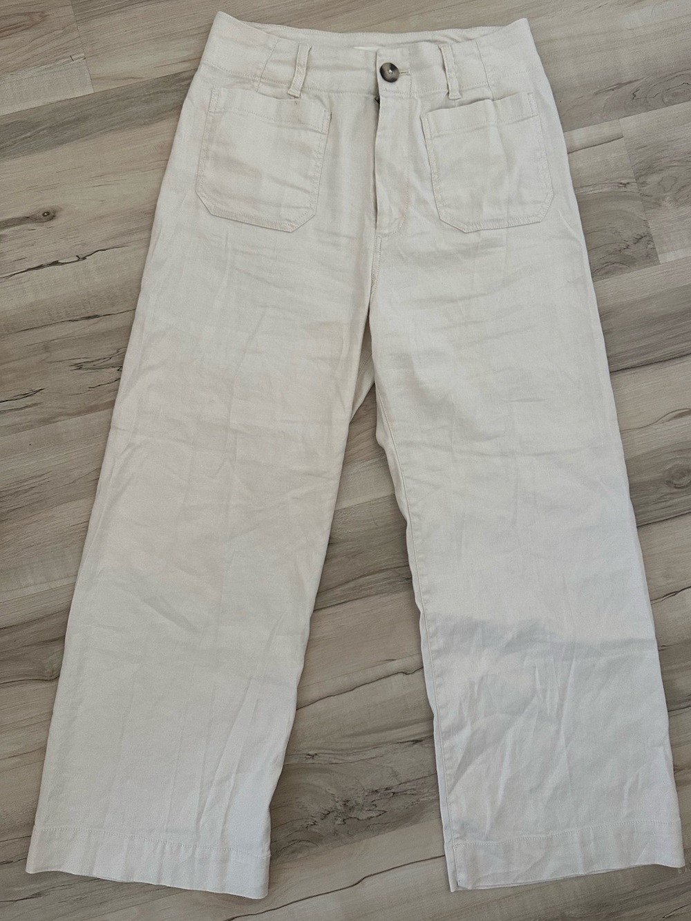 Anthropologie Maeve Colette wide leg ankle length pant